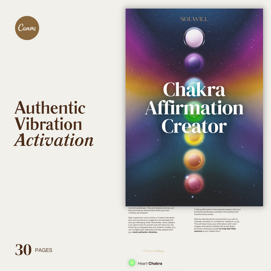 Chakra Affirmation Creator │ Authentic Vibration Activation